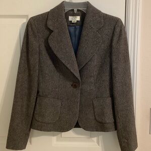 LOFT Women's Petite Tweed Blazer